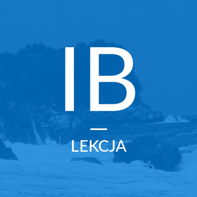 Lekcja Indywidualna IB