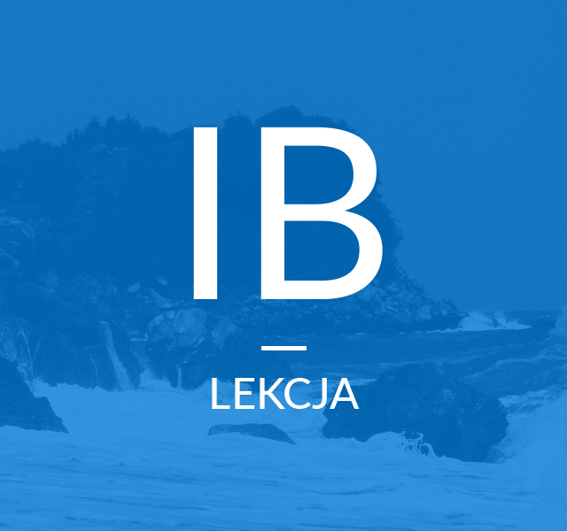 Lekcja Indywidualna IB